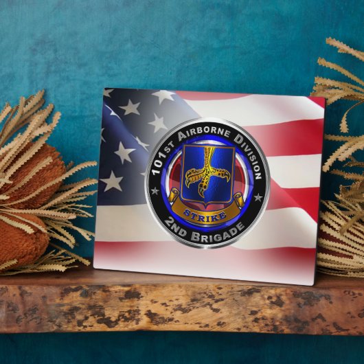 第101空挺師団第2旅団 フォトプラーク (側面)