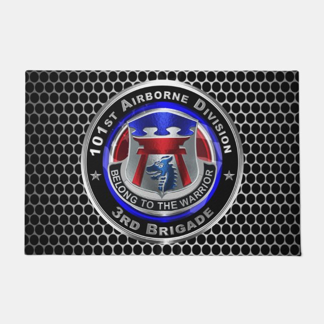 第101空挺師団第3旅団「RAKKASANS」 ドアマット (正面)