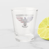 第101空挺師団誇りを持った「任務を果たしていること」 ショットグラス (裏面)