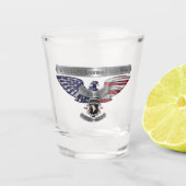 第101空挺師団誇りを持った「任務を果たしていること」 ショットグラス (正面)