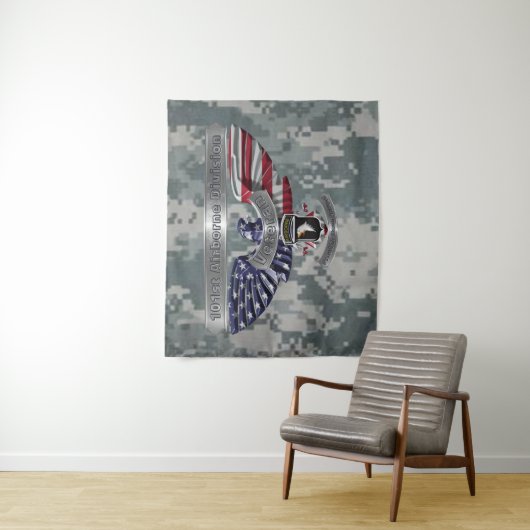 第101空挺師団誇りを持った「任務を果たしていること」 タペストリー (インサイチュ)