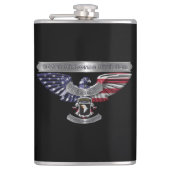 第101空挺師団誇りを持った「任務を果たしていること」 フラスク (正面)