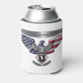 第101空挺師団誇りを持った「任務を果たしていること」 缶クーラー (缶裏面)