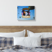 第101空挺師団退役軍人は湾岸戦争を回避 キャンバスプリント (インサイチュ (寝室))