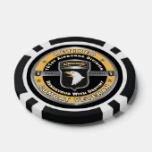 第101空挺師団退職した ポーカーチップ (シングル)