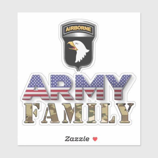 第101空挺師団陸軍科 シール (シート)