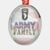 第101空挺師団陸軍科 メタルオーナメント (左)