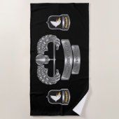 第101空挺師団「エアアサルトレンジャー」 ビーチタオル (正面)