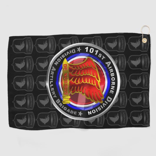 第101空挺師団 ゴルフタオル (横)
