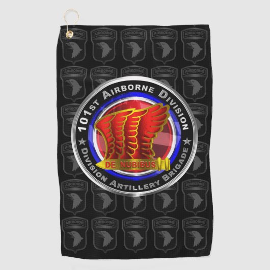 第101空挺師団 ゴルフタオル (正面)