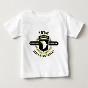 第101空挺師団「ワシを叫ぶ」 ベビーTシャツ