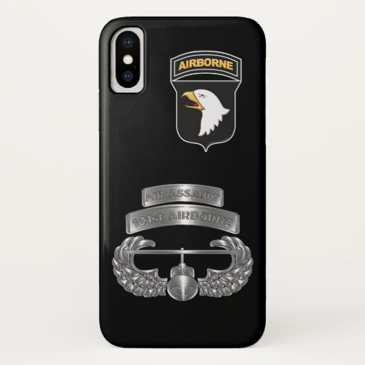 第101空挺師団「叫ぶ鷹」 Case-Mate iPhoneケース (裏面)