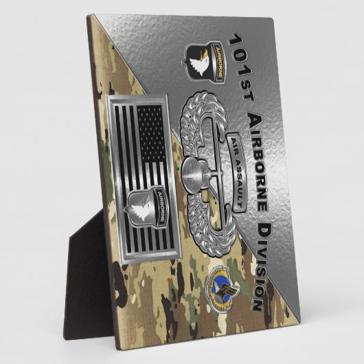 第101空挺師団「空襲」 フォトプラーク (側面)