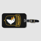 第101空挺師団 – 軍隊パッチ ラゲッジタグ (正面横)