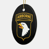 第101空挺師団 – 軍隊・パッチInsignia セラミックオーナメント (左)