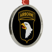 第101空挺師団 – 軍隊・パッチInsignia メタルオーナメント (右)