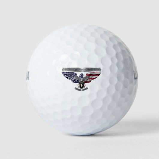 第101空挺師団 “Proud To Have Served” ゴルフボール (正面)