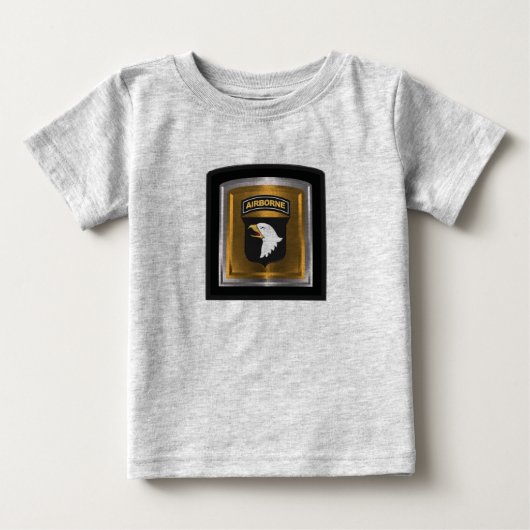 第101空挺師団 "Screaming Eagles" ベビーTシャツ (正面)