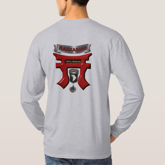 第101空挺師団 Tシャツ (裏面)