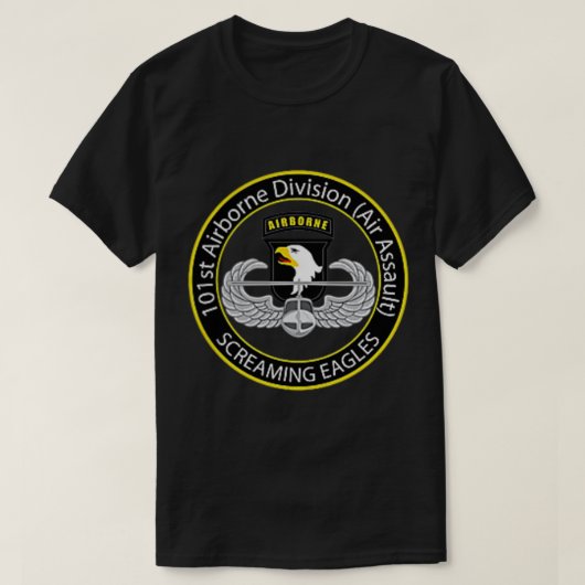 第101空挺空襲撃隊 Tシャツ (デザイン正面)
