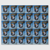 第101空飛ぶ絶叫イーグルパッチ ラッピングペーパー (フラット)