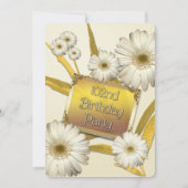 第102回バースデーパーティーへのデイジー 招待状 (正面)