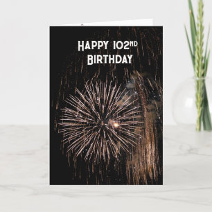 第102回誕生日花火 カード