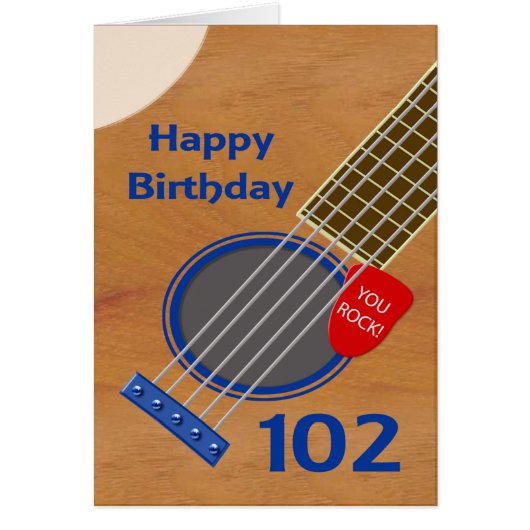 第102誕生日ギタープレーヤー誕生日 (正面)