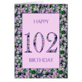 第102誕生日紫デイジー (正面)