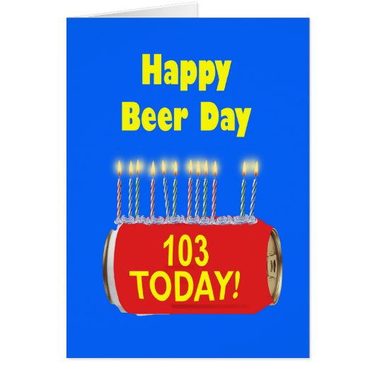 第103回ハッピービールデイ誕生日 (正面)