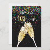 第103回誕生日パーティー 招待状 (正面)