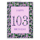 第103誕生日紫デイジー (正面)