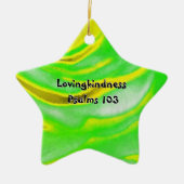 第103 Lovingkindnessの賛美歌の章 セラミックオーナメント (正面)