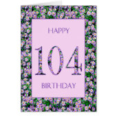 第104誕生日紫デイジー (正面)