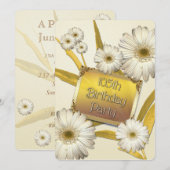 第105回バースデーパーティーデイジー 招待状 (正面/裏面)