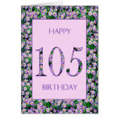 第105誕生日紫デイジー (正面)