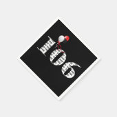 第106回誕生日パーティー風船 スタンダードカクテルナプキン (角)