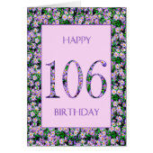 第106誕生日紫デイジー (正面)