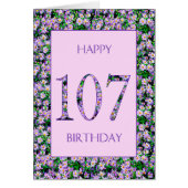 第107誕生日紫デイジー (正面)