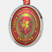 第108回トレーニングコマンドのクリスマス メタルオーナメント (左)