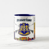 第108歩兵連隊コーヒーマグ ツートーンマグカップ (中央)