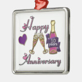 第10。 記念日 メタルオーナメント (左)