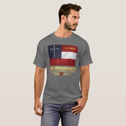 第11ミシシッピ歩兵 Tシャツ (正面フル)