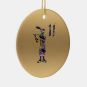 第11及び第12日のクリスマスの装飾、 セラミックオーナメント (右)