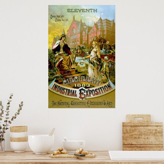 第11回シンシナティ産業博覧会。 ポスター (キッチン)