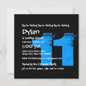 第11回バースデーパーティーグランジBLUE Z03B 招待状 (裏面)