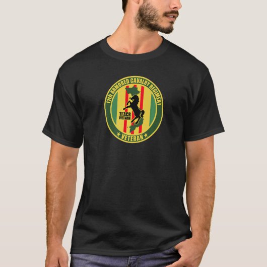 第11回装甲騎兵ベトナム退役軍人 Tシャツ (正面)