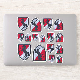 第11回装甲騎兵連隊フォートミードの輪郭 シール