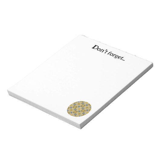 第11巻万華鏡のように千変万化するパターン ノートパッド (回転)