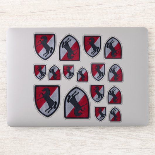 第11期騎兵連隊フォートミードコンター シール (コンピューター)